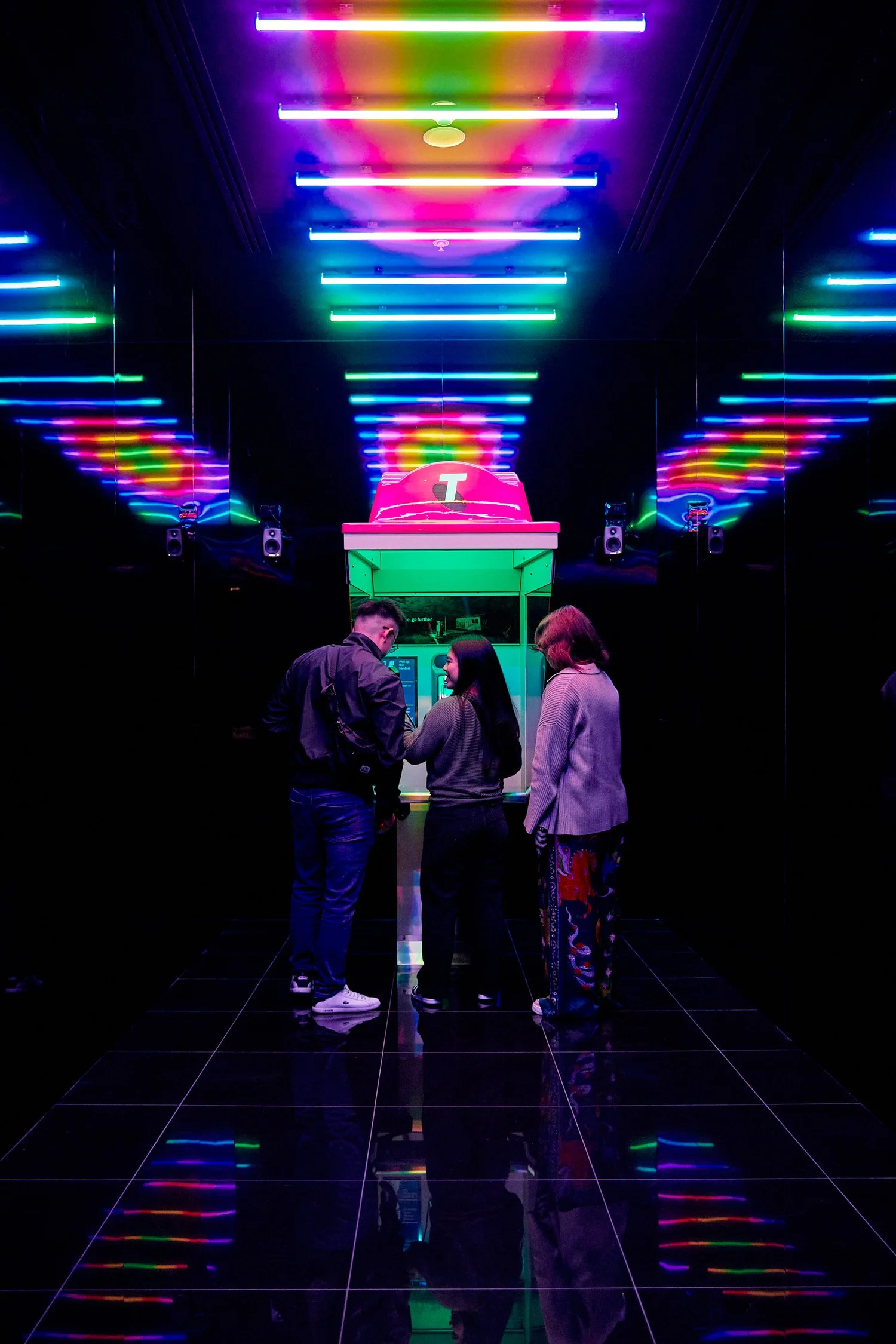 National Communication Museum — immersive light installation (photo Casey Horsfield / Studio Peter King)